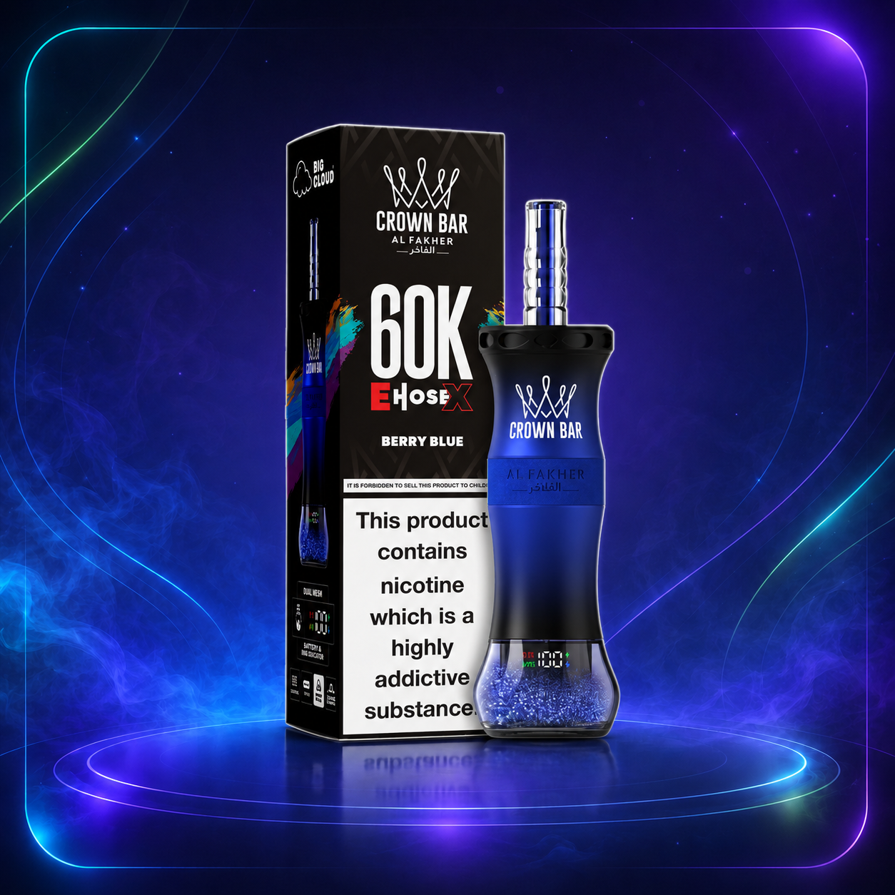 Al Fakher Crown Bar E-Hose X 60K